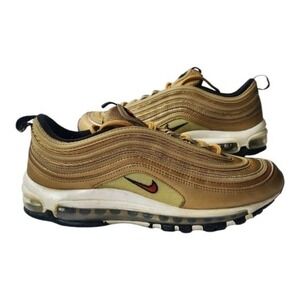 Nike‎ Air Max 97 Metallic Gold Sneakers Athletic Running Shoes Retro Classic